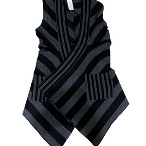 Sleeveless Open Front Cardigan